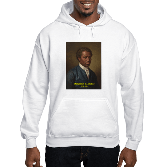 Benjamin Banneker men's hooded sweatshirt