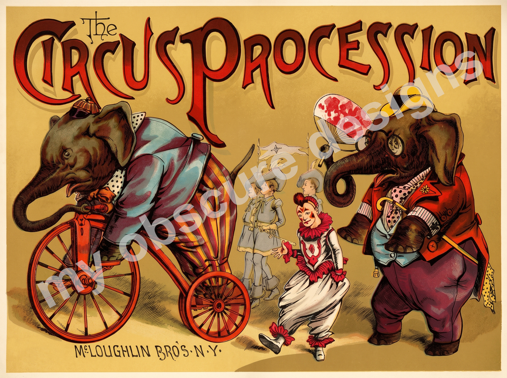 Vintage Circus Poster (19th century)