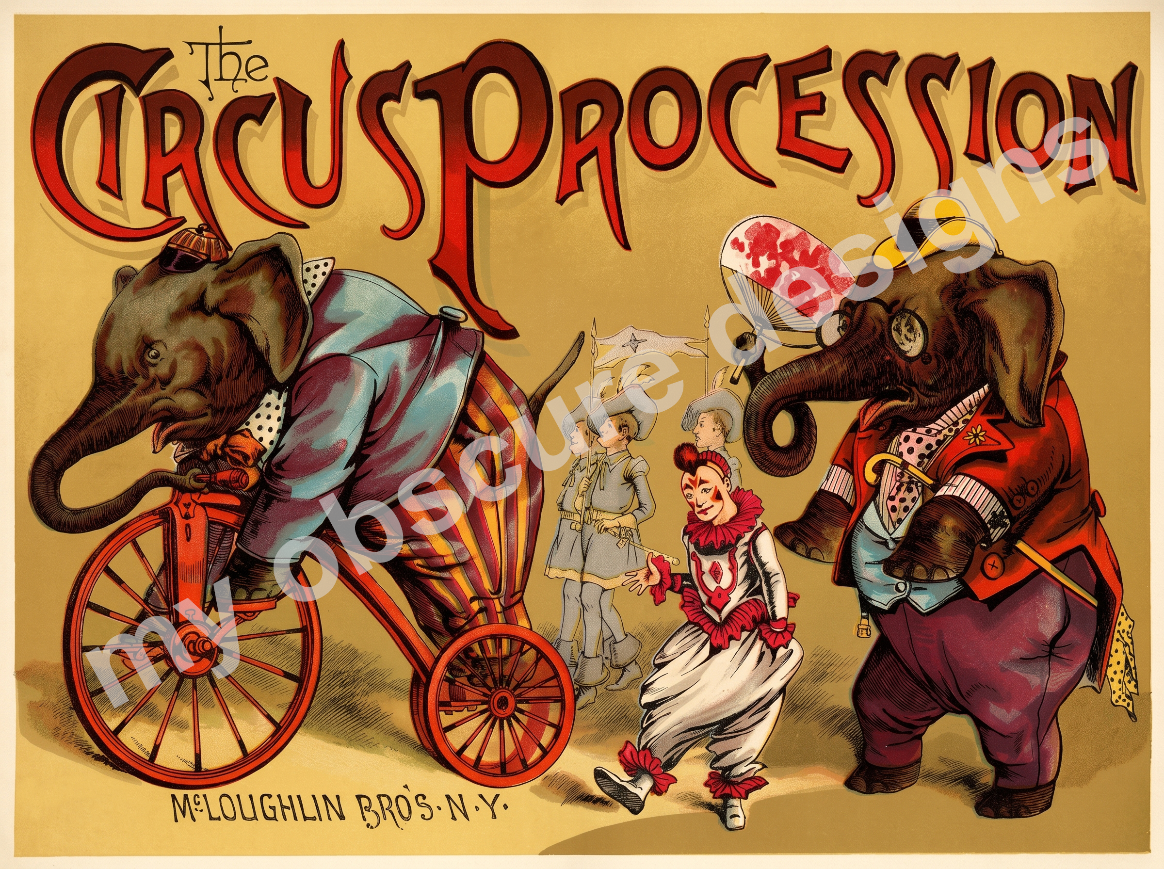 Vintage Circus Poster (19th century)