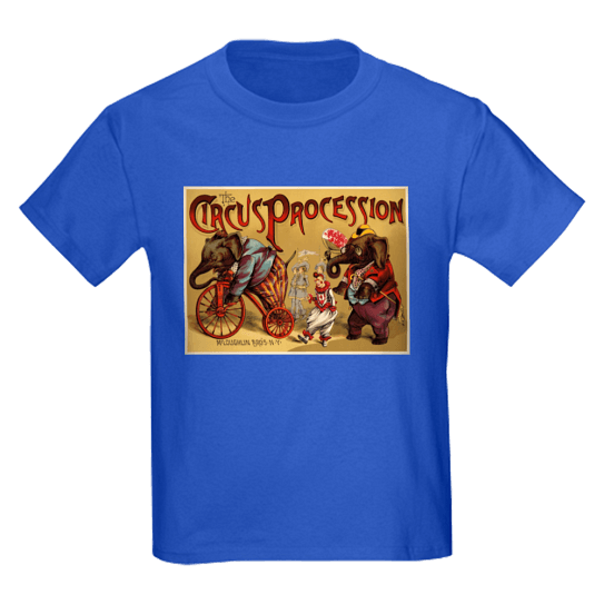 Vintage circus poster, kids t-shirt.