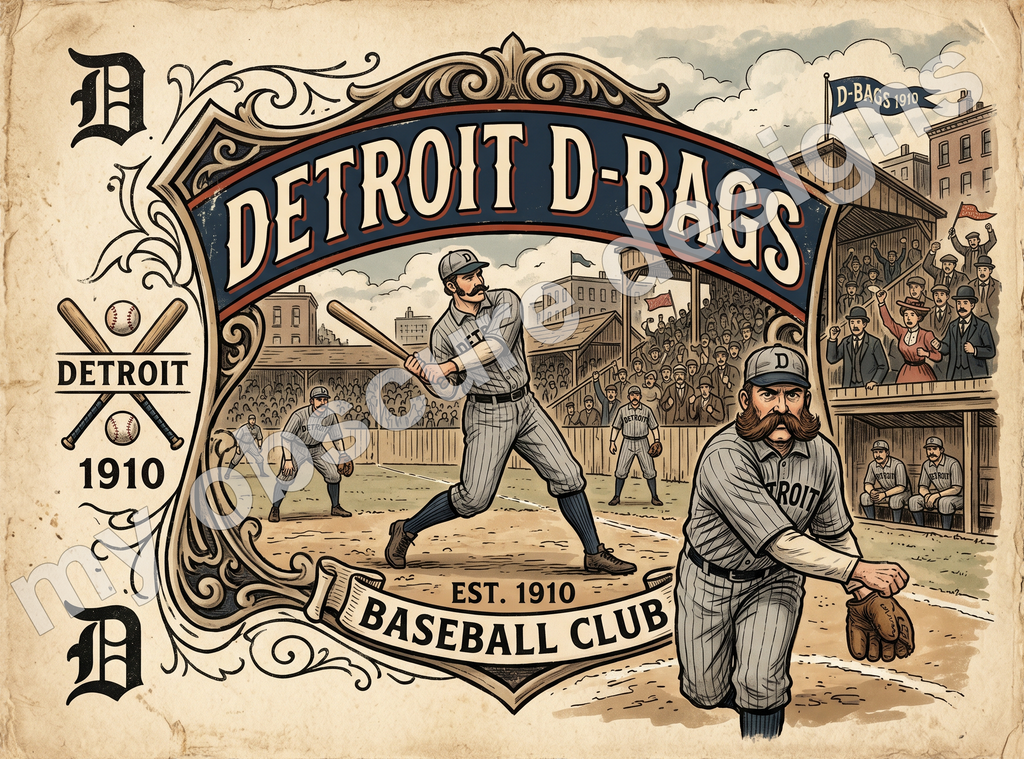 Old-time baseball in the the form of the Detroit D-Bags.