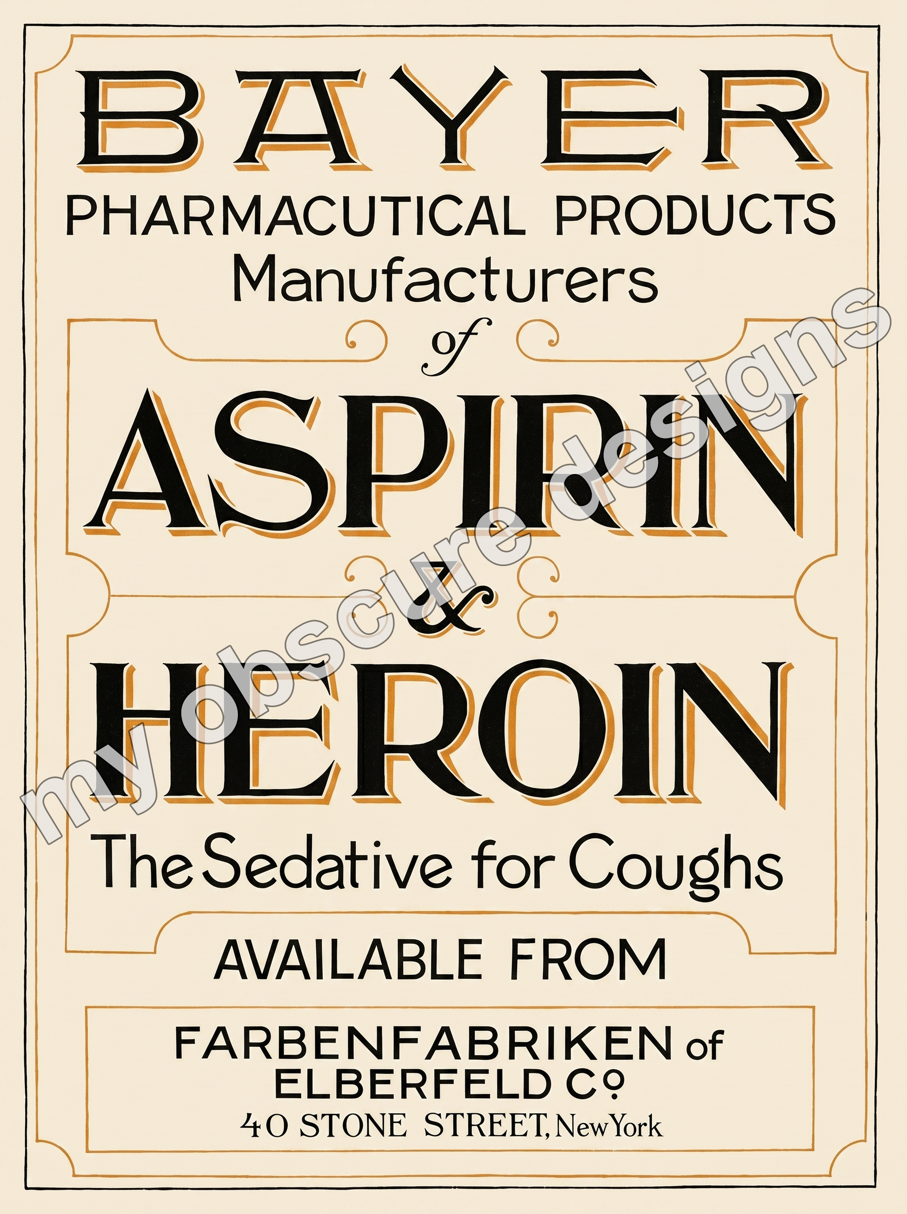 Bayer Aspirin and Heroin ad