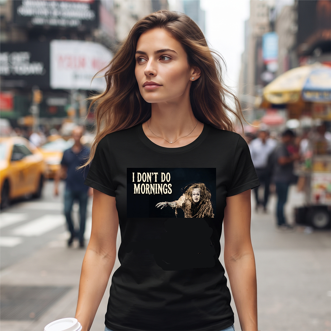 Thomas Edison's Frankenstein on a woman's t-shirt.