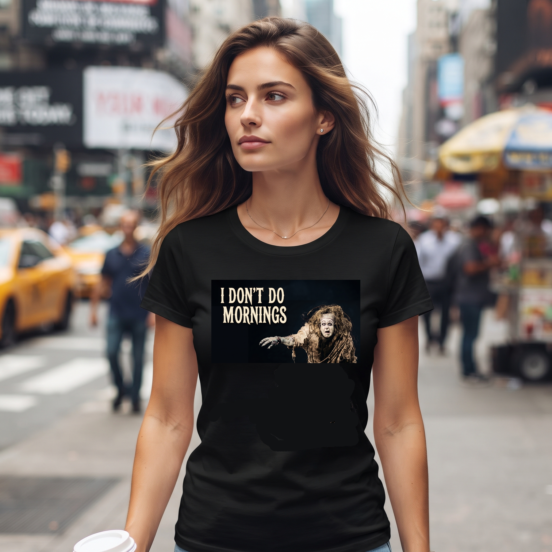 Thomas Edison's Frankenstein on a woman's t-shirt.