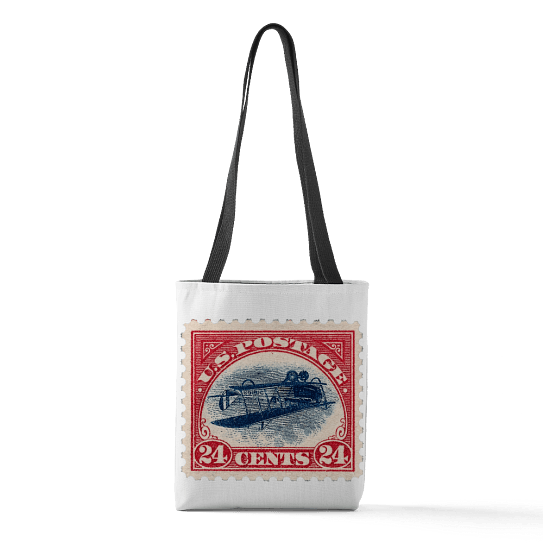 Inverted Jenny tote bag