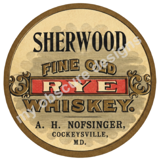 Sherwood Rye Whiskey, Cockeysville, Maryland