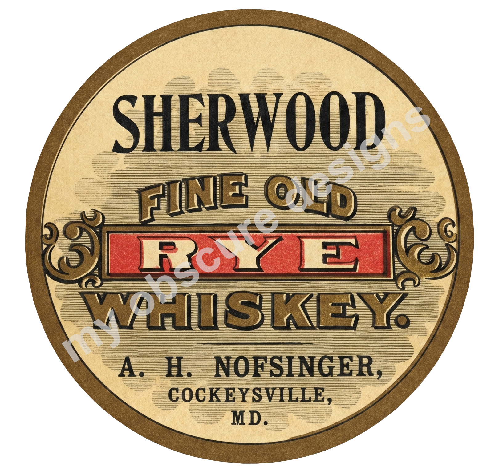 Sherwood Rye Whiskey, Cockeysville, Maryland