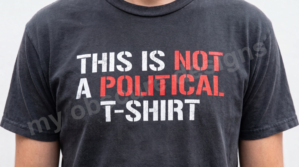 This is not a political t-shirt design.