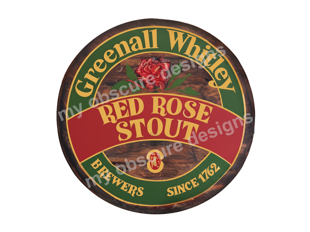 Greenall Whitley Red Rose Stout logo