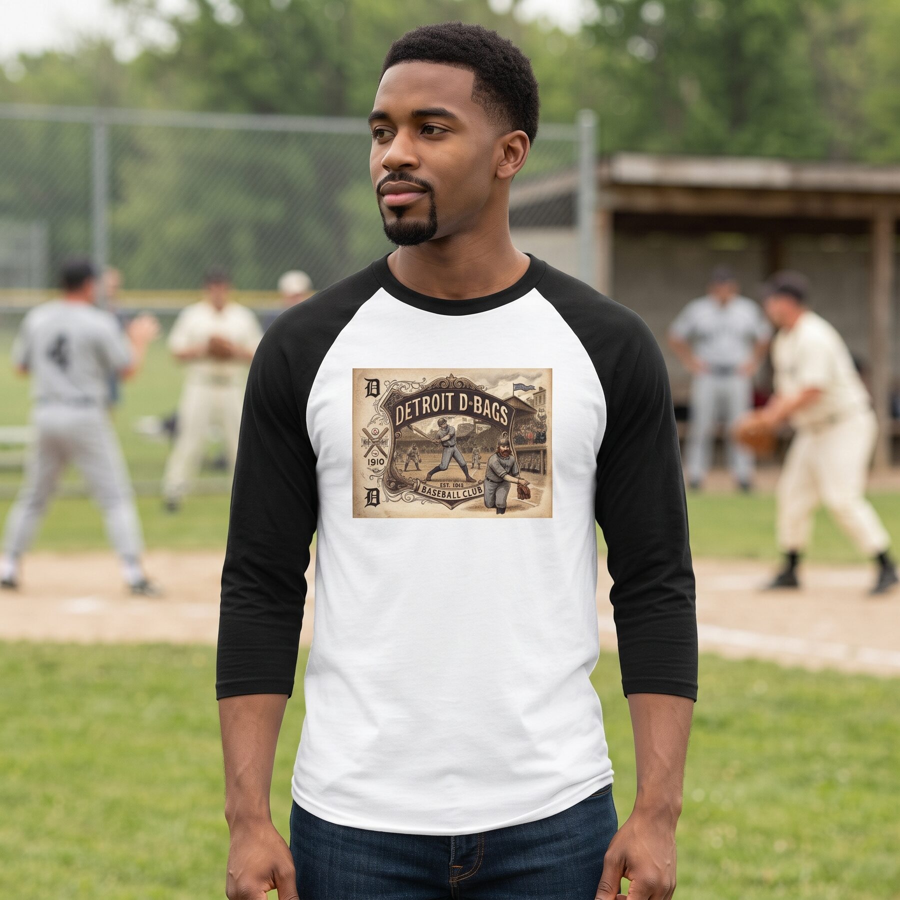 Old-time baseball Detroit D-Bags t-shirt