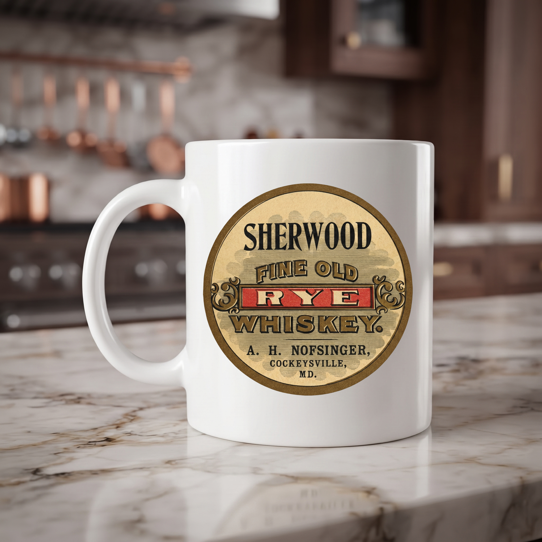Sherwood Rye Whiskey mug