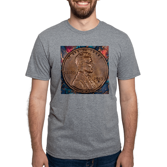 1943 Copper Penny men's t-shirt