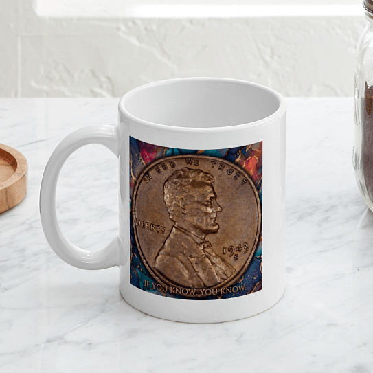 1943 Copper Penny mug