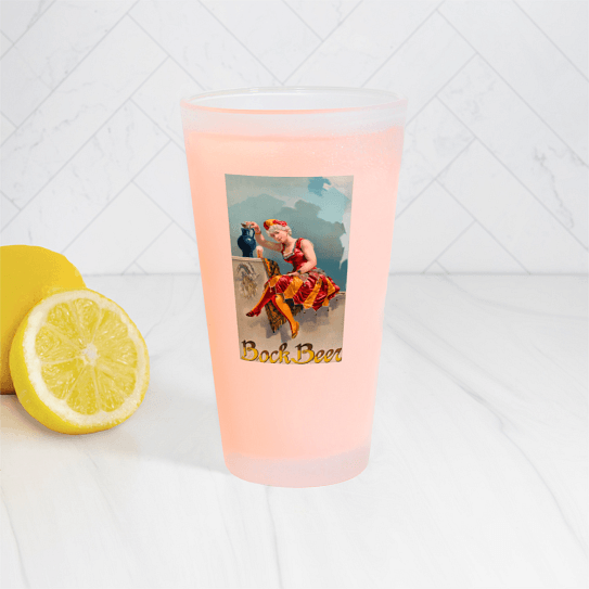 Bock Beer drinking glass