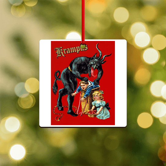 Krampus Christmas tree ornament